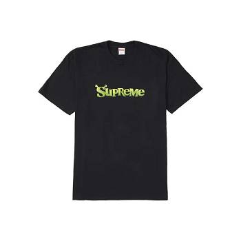Camiseta Supreme Shrek Negras | Supreme 435UT